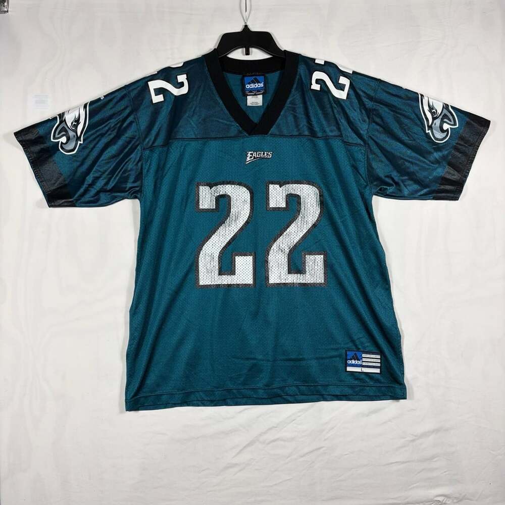 Vintage Adidas Philadelphia Eagles D. Staley 22 Jersey Size L